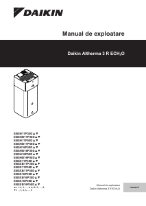 Manual Daikin EBSXB16P50DF Pompa de caldura