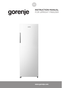 Handleiding Gorenje FN617EEW5 Vriezer