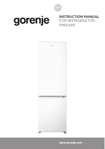 Manual Gorenje NRK418EES4 Fridge-Freezer