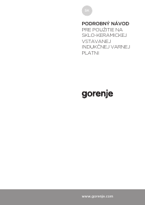 Návod Gorenje IT645BCSC Pánt
