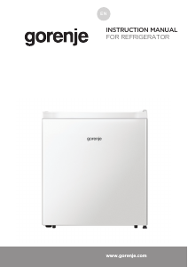 Handleiding Gorenje R44E4W4 Koelkast