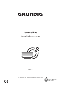 Manual de uso Grundig GNFP4630XDW Lavavajillas