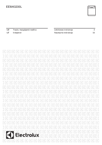 Vadovas Electrolux EEM43200L Indaplovė