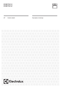 Vadovas Electrolux EOB7S31V Orkaitė