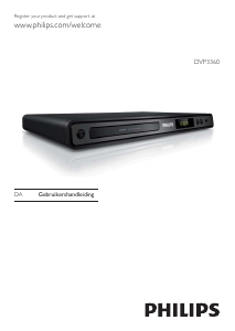 Brugsanvisning Philips DVP3360 DVD afspiller