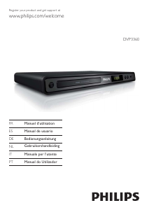 Manual Philips DVP3360 Leitor de DVD