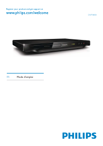 Mode d’emploi Philips DVP3800 Lecteur DVD