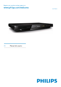 Manual de uso Philips DVP3850 Reproductor DVD