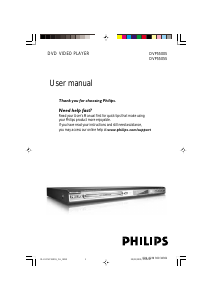 Käyttöohje Philips DVP5505S DVD-soitin
