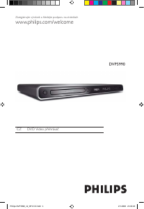 Manuál Philips DVP5990 Přehrávač DVD