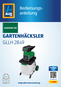 Bedienungsanleitung Gardenline GLLH 2849 Gartenhäcksler