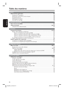 Mode d’emploi Philips DVP5990 Lecteur DVD