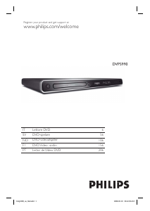 Manuale Philips DVP5990 Lettore DVD