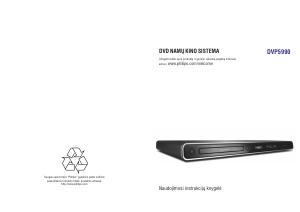 Vadovas Philips DVP5990 DVD leistuvas