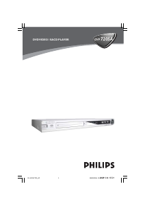 Manual Philips DVP720SA DVD Player