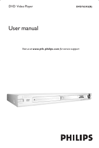 Käyttöohje Philips DVP762 DVD-soitin