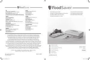 Bruksanvisning FoodSaver V1040 Vakuumpackare