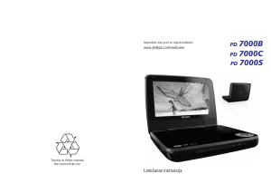 Rokasgrāmata Philips PD7000B DVD atskaņotājs