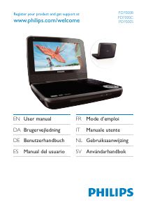 Manuale Philips PD7000B Lettore DVD