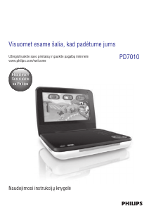 Vadovas Philips PD7010 DVD leistuvas