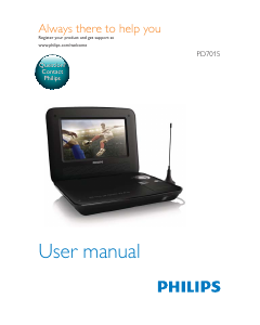 Manual Philips PD7015 DVD Player