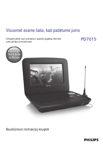 Vadovas Philips PD7015 DVD leistuvas