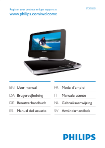 Bruksanvisning Philips PD7060 DVD spelare