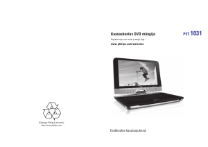 Kasutusjuhend Philips PET1031 DVD-mängija