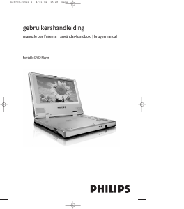 Manuale Philips PET700 Lettore DVD