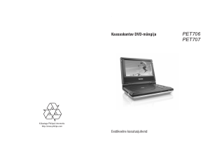 Kasutusjuhend Philips PET707 DVD-mängija