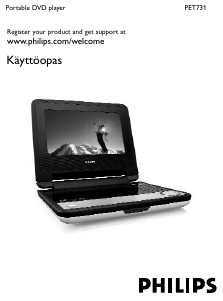 Käyttöohje Philips PET731 DVD-soitin