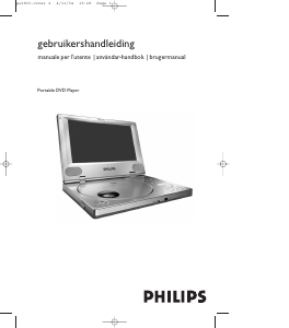 Bruksanvisning Philips PET800 DVD spelare