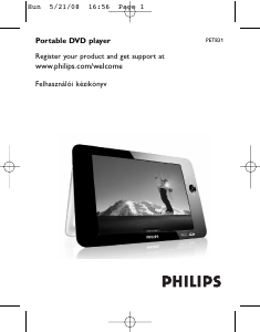 Használati útmutató Philips PET831 DVD-lejátszó