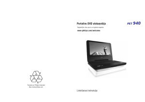 Rokasgrāmata Philips PET940 DVD atskaņotājs