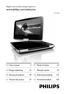 Bedienungsanleitung Philips PET944 DVD-player