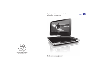 Kasutusjuhend Philips PET944 DVD-mängija
