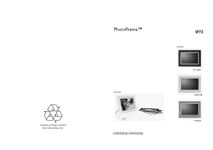 Rokasgrāmata Philips 9FF2CWO Digitālais fotorāmis