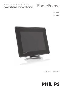 Návod Philips SPH8208 Digitálny fotorámik