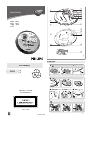 Bedienungsanleitung Philips AX3301 Discman