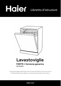 Manuale Haier XIS 3T443X Lavastoviglie