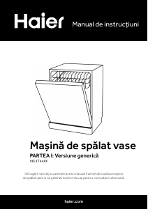 Manual Haier XIS 3T443X Maşină de spălat vase