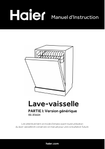 Mode d’emploi Haier XIS 3T443X Lave-vaisselle