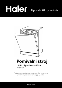 Priročnik Haier XIS 3T443X Pomivalni stroj