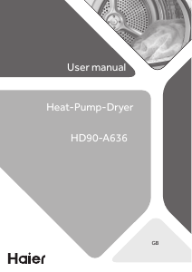 Bedienungsanleitung Haier HD90-A636 Trockner