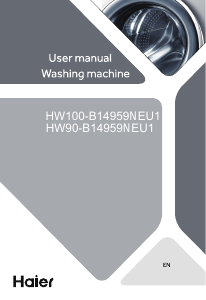 Manuale Haier HW100-B14959NEU1 Lavatrice