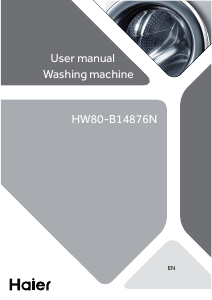 Mode d’emploi Haier HW80-B14876N Lave-linge