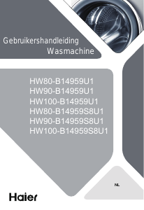 Handleiding Haier HW80-B14959U1 Wasmachine