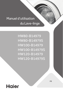 Mode d’emploi Haier HW80-B14979 Lave-linge
