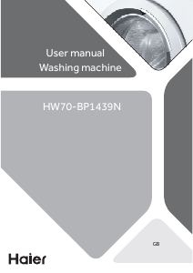 Mode d’emploi Haier HW80-BP1439N Lave-linge