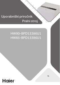 Priročnik Haier HW85-BPD13386U1 Pralni stroj